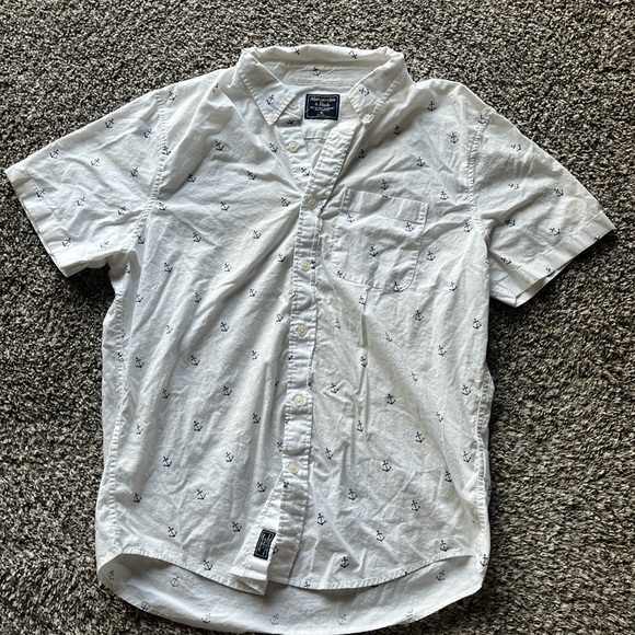 Abercrombie & Fitch Other - Abercrombie & Fitch White Nautical Print Shirt